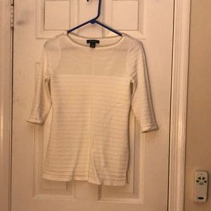 Gorgeous Gold Trimmed with 3/4 sleeves